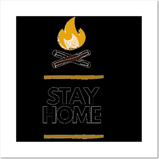 STAY HOME STAY SAFE Posters and Art